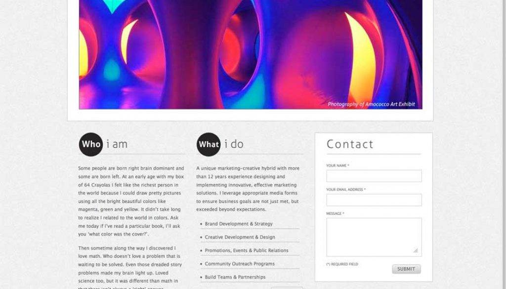Karen Loomis Portfolio Screenshot