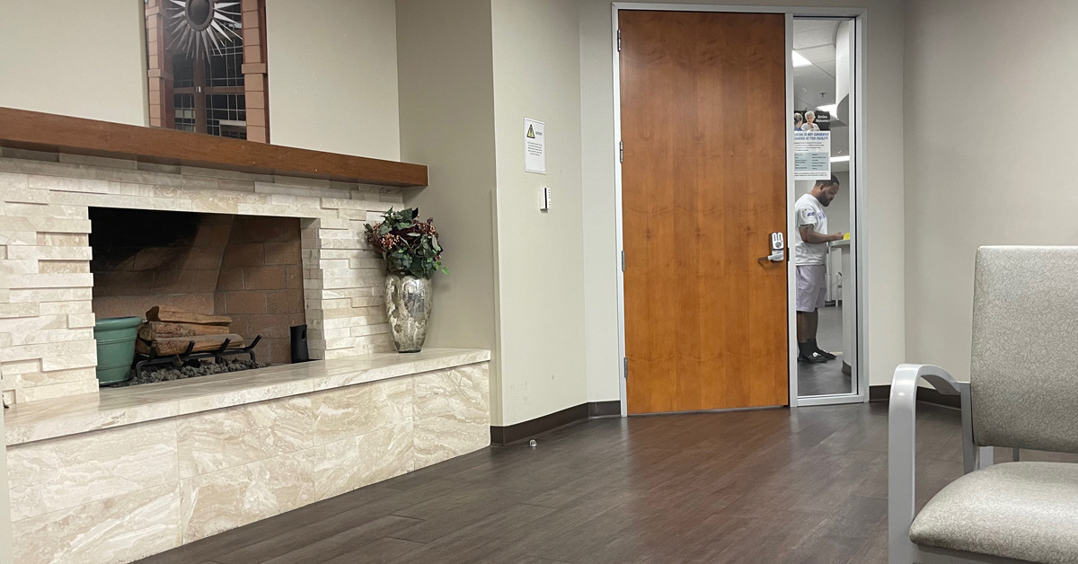 Lobby of doctors office